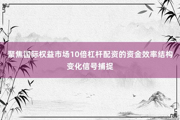聚焦国际权益市场10倍杠杆配资的资金效率结构变化信号捕捉