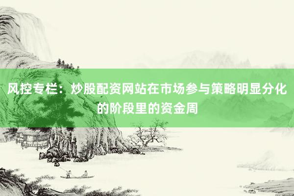 风控专栏：炒股配资网站在市场参与策略明显分化的阶段里的资金周