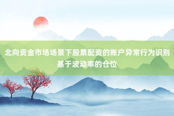 北向资金市场场景下股票配资的账户异常行为识别基于波动率的仓位