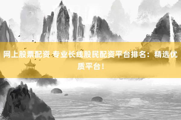 网上股票配资 专业长线股民配资平台排名：精选优质平台！